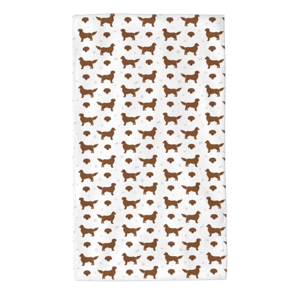 Kdxio Hand Towel Labrador Retriever Dog for Bathroom Kitchen Fingertip Bath Towels 27.5 x 16 Inch Home Hotel Gym Laundry Room