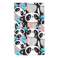 thumbnail image 1 of Kdxio Hand Towel Panda Cute Pink Hearts for Bathroom Kitchen Fingertip Bath Towels 27.5 x 16 Inch Home Hotel Gym Laundry Room, 1 of 9