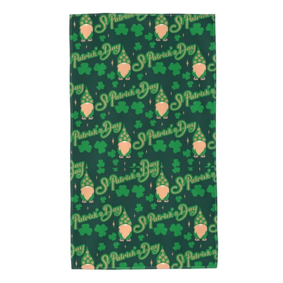 Kdxio Hand Towel St Patrick's Day9 for Bathroom Kitchen Fingertip Bath Towels 27.5 x 16 Inch Home Hotel Gym Laundry Room