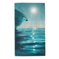 thumbnail image 1 of Kdxio Hand Towel Turquoise Ocean Reflection for Bathroom Kitchen Fingertip Bath Towels 27.5 x 16 Inch Home Hotel Gym Laundry Room, 1 of 1