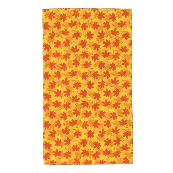 Kdxio Hand Towel fall retro maple leaf for Bathroom Kitchen Fingertip Bath Towels 27.5 x 16 Inch Home Hotel Gym Laundry Room
