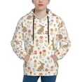 thumbnail image 1 of Kdxio Happy Easter Pattern Boys Athletic Unisex Boys Girls Hoodie with Pocket Sweatshirts-X-Large, 1 of 6