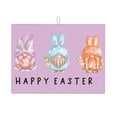 thumbnail image 1 of Kdxio Happy Easter Sunflower Gnomes,Cute Gnome for Dish Drying Mat,24*18 inch Absorbent Dish Drainer Kitchen Counter,Large Size Dish Drying Pad for Countertops,Draining Racks, 1 of 9