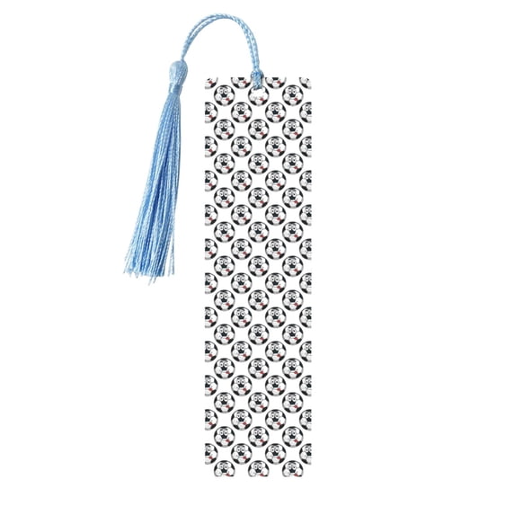 Kdxio Happy Football Print Metal Tassel Bookmarks,Perfect Gift for Art Lovers and Bookworms Metal Bookmarks for Women