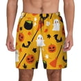 thumbnail image 1 of Kdxio Happy Halloween 3 Print Men'S Swim Trunks With Compression Liner 7 Inch Inseam Quick Dry Swim Shorts, 1 of 7