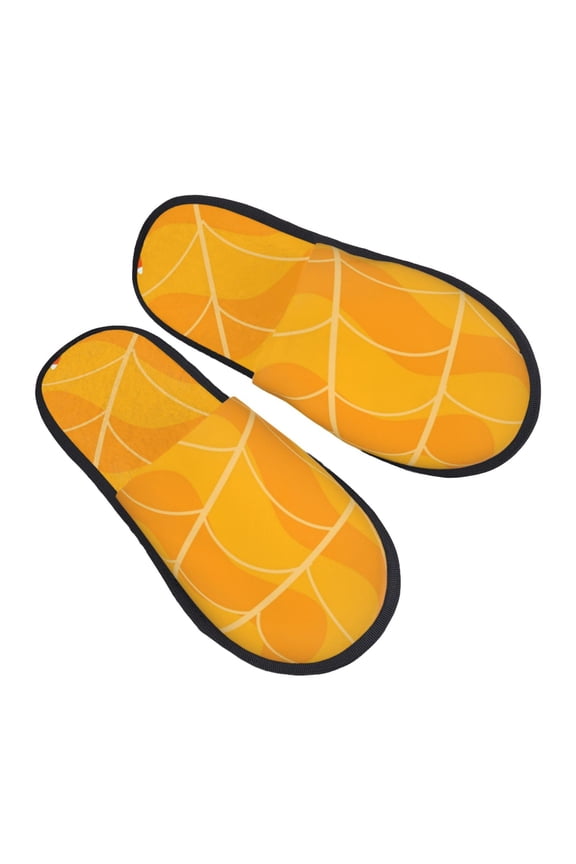 Happy Halloween Pattern Slippers for Women Memory Foam Fuzzy House Slippers Bedroom Non-slip Warm Womens Slippers