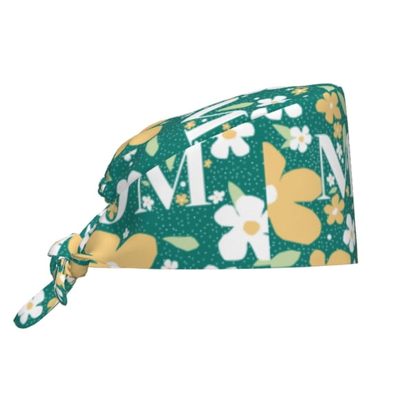 Kdxio Happy Mother's Day1 Pattern Turban Hat for Women Men Comfortable Adjustable Cleaning Working Cap with Sweatband