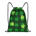 thumbnail image 1 of Kdxio Happy St. Patrick's Day5 Print Drawstring Backpack Bag,Waterproof Draw String Back Sack, Gym Drawstring Bags Swim Bag For Unisex, 1 of 9