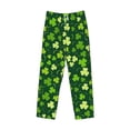 thumbnail image 1 of Kdxio Happy St. Patrick's day Print Men's Sleep Pajama Pant Lounge Pants with Pockets, 1 of 8