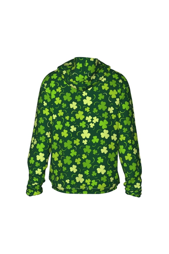 Happy St. Patrick's day Print Women Men Sun Protection UPF 50+ Jackets Zip Up Long Sleeve Hoodie Hiking Lightweight with Pockets