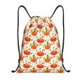 thumbnail image 1 of Kdxio Happy Thanksgiving Day1 Print Drawstring Backpack Bag,Waterproof Draw String Back Sack, Gym Drawstring Bags Swim Bag For Unisex, 1 of 5