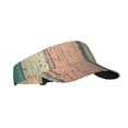 thumbnail image 1 of Kdxio Hardwood Print Sun Visor Hat Golf Visor Adjustable Velcro Outdoor Sports Cap For Men Women, 1 of 7