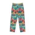 thumbnail image 1 of Kdxio Hawaii Palms Print Men's Sleep Pajama Pant Lounge Pants with Pockets, 1 of 8