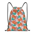 thumbnail image 1 of Kdxio Hawaiian Style Print Drawstring Backpack Bag,Waterproof Draw String Back Sack, Gym Drawstring Bags Swim Bag For Unisex, 1 of 9