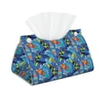 thumbnail image 1 of Kdxio Hawaiian Style Print Tissue Box Cover,Modern PU Leather Rectangular Tissue Box Holder for Bathroom Living Room Bedroom Office Desk Car Home, 1 of 9
