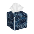 thumbnail image 1 of Kdxio Hawaiian Style Print Tissue Box Cover,Square Decorative PU Leather Facial Paper Case Organizer Holder Dispenser for Bathroom,Night Stands,Desk,Car 5.2''X5.2''X5.2'', 1 of 8