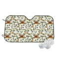 thumbnail image 1 of Kdxio Hawaiian Style Print Windshield Sun Shade,UV Rays and Sun Heat Protection,Sunshade for Car Windshield,Car Shade Front Windshield - Small, 1 of 6