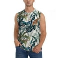 thumbnail image 1 of Kdxio Hawaiian Style for Men's Muscle T-shirt,Sleeveless for Workout Running Athletic Gym Lounge Casual, 1 of 7