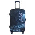 thumbnail image 1 of Kdxio Heart Axolotl Pattern Luggage Cover for Travel,Elastic and Durable,Fits 18-32 Inch,Anti-Scratch Suitcase Protector-No luggage included, 1 of 5