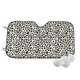 thumbnail image 1 of Kdxio Heart Leopard Print Windshield Sun Shade,UV Rays and Sun Heat Protection,Sunshade for Car Windshield,Car Shade Front Windshield - Medium, 1 of 6