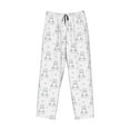 thumbnail image 1 of Kdxio Heart Rabbit Print Men's Sleep Pajama Pant Lounge Pants with Pockets, 1 of 8