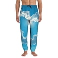 thumbnail image 1 of Kdxio Heart Shaped Cloud Pattern Joggers,Sweatpants for Men with Pockets-Large, 1 of 5