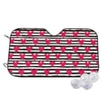 thumbnail image 1 of Kdxio Hearts And Lines Print Windshield Sun Shade,UV Rays and Sun Heat Protection,Sunshade for Car Windshield,Car Shade Front Windshield - Medium, 1 of 5