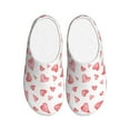 thumbnail image 1 of Kdxio Hearts Women's Men's Slippers Plush Slip-On House Slipper for Winter Indoor Soft Cushion Non-slip Fluffy Slides Slippers-8, 1 of 1