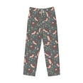 thumbnail image 1 of Kdxio Hedgehogs and Flowers1 Print Men's Sleep Pajama Pant Lounge Pants with Pockets, 1 of 8
