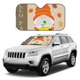 thumbnail image 1 of Kdxio Hello Fall Gnomes 1 Print Windshield Sun Shade, Foldable Sun Blocker for Car,Truck,SUV Automotive Interior Sun Protection,Reflective Shade for Front Windshield(Medium), 1 of 6