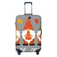 thumbnail image 1 of Kdxio Hello Fall Gnomes Pattern Luggage Cover for Travel,Elastic and Durable,Fits 18-32 Inch,Anti-Scratch Suitcase Protector-No luggage included, 1 of 5