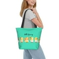 thumbnail image 1 of Kdxio Hello Spring Sunflower Gnomes Women Reusable Grocery Bags Foldable Ripstop,Reusable Shopping Bags for Shopping,Gym,Gift, 1 of 7