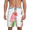 thumbnail image 1 of Kdxio Hello Summer Gnome Print Mens Sleep Shorts Bottoms Soft Comfy Pajama Wear Pants with Drawstring Pockets, 1 of 5