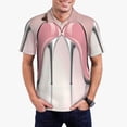 thumbnail image 1 of Kdxio High Heel Shoes Butterfly Print Men's Short Sleeve Polo Shirt,Midweight Men's Shirt, 1 of 5