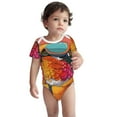 thumbnail image 1 of Kdxio Hip Hummingbird In Jacket Pattern Unisex Baby Cotton Short Sleeve Bodysuits-6 Months, 1 of 5