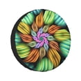 thumbnail image 1 of Kdxio Hippie Style for Tire Cover Wheel Protectors Tyre Covers Weatherproof Wheel Covers Universal Fit for Trailer Rv SUV Truck Camper Travel Trailers 15 inch, 1 of 8