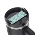 thumbnail image 1 of Kdxio Hippo With Flamingos And Crocodiles Name Plate Compatible Stanley Cups Name Tag Acrylic Nameplate Tumbler Lid Topper for Cup Accessories, 1 of 9