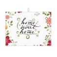 thumbnail image 1 of Kdxio Home Sweet Home Floral for Dish Drying Mat,24*18 inch Absorbent Dish Drainer Kitchen Counter,Large Size Dish Drying Pad for Countertops,Draining Racks, 1 of 9