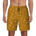 thumbnail image 1 of Kdxio Honey Bee Gnomes Print Men'S Swim Trunks With Compression Liner 7 Inch Inseam Quick Dry Swim Shorts, 1 of 7