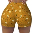 thumbnail image 1 of Kdxio Honey Bee Gnomes Print Workout Shorts for Women Seamless Soft Smooth Gym Yoga Scrunch Active Shorts, 1 of 9