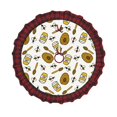 Kdxio Honey Print Christmas Tree Skirt Christmas Xmas Tree Skirts Mat