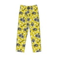 thumbnail image 1 of Kdxio Honeybee Print Men's Sleep Pajama Pant Lounge Pants with Pockets, 1 of 8