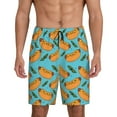 Kdxio Hot Dog 5 Print Mens Sleep Shorts Bottoms Soft Comfy Pajama Wear
