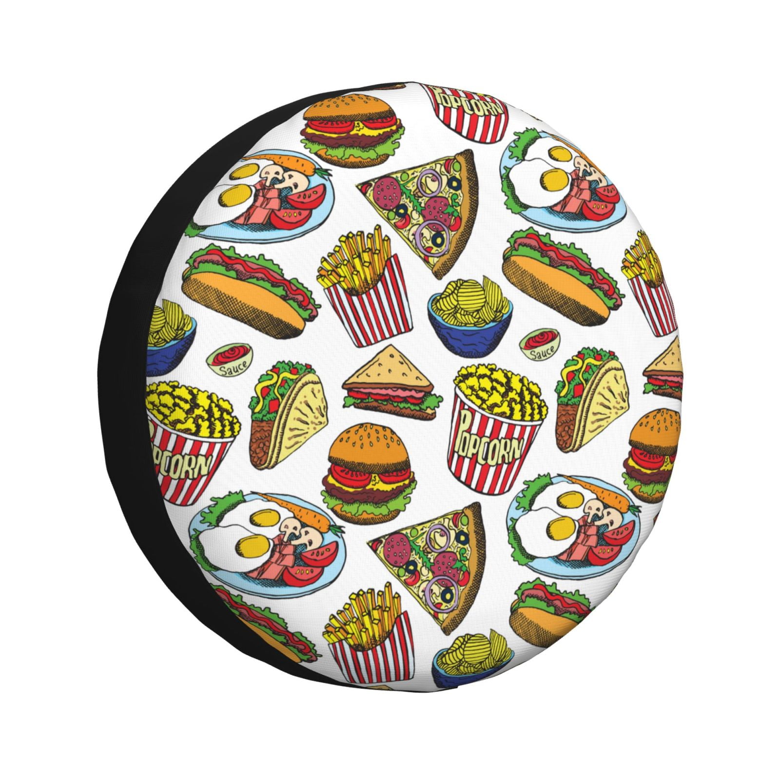 Kdxio Hot Dog With One Sausage for Tire Cover Wheel Protectors Tyre