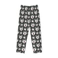 thumbnail image 1 of Kdxio Husky Print Men's Sleep Pajama Pant Lounge Pants with Pockets, 1 of 8