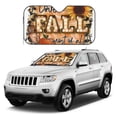 Kdxio I Love Fall Most Of All Print Windshield Sun Shade, Foldable Sun