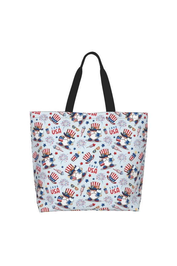 I Love USA Casual Tote Bags Women Big Capacity Shoulder Bag for Women Travel Shoulder Bags Handbags