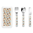 thumbnail image 1 of Kdxio Industrial Transportations Toddler Utensils Set - Kids Silverware Set, Set Kids Utensils Set with Case for Preschooler Children, 1 of 8