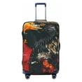 thumbnail image 1 of Kdxio Ink Style Bald Eagle Pattern Luggage Cover for Travel,Elastic and Durable,Fits 18-32 Inch,Anti-Scratch Suitcase Protector-No luggage included, 1 of 5