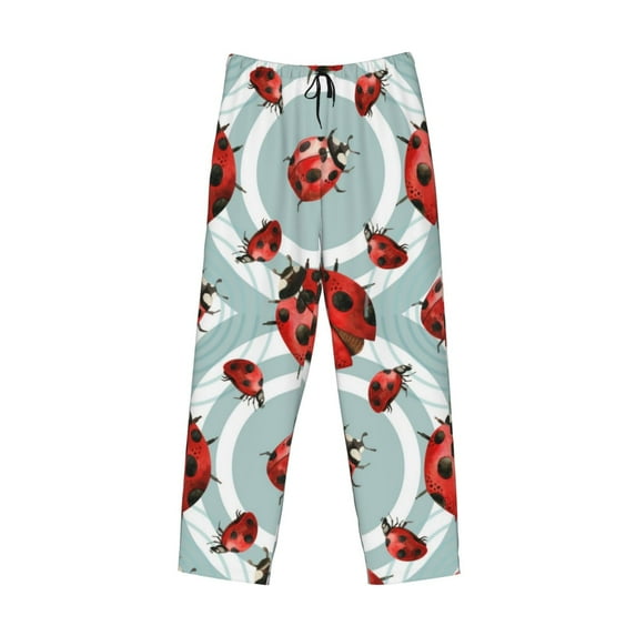 Kdxio Insects Print Men's Sleep Pajama Pant Lounge Pants with Pockets